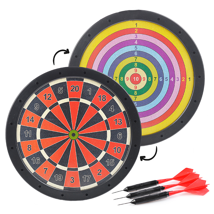 Дартс круглый d 35 (+3 дротика) "Торнадо" Дартс круглый d 35 (+3 дротика) "Торнадо"