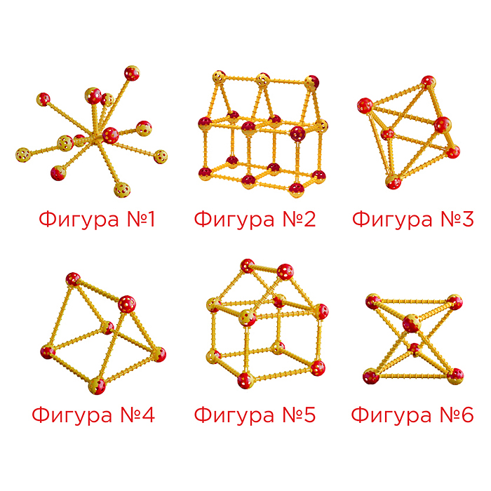 Фото к товару Конструктор "Молекулярный" 65 деталей Конструктор "Молекулярный" 65 деталей