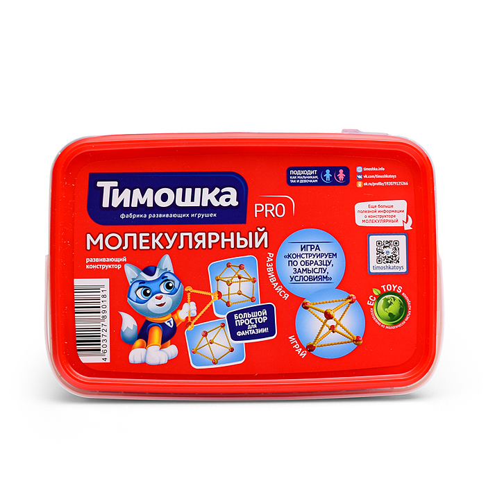 Фото к товару Конструктор "Молекулярный" 65 деталей Конструктор "Молекулярный" 65 деталей