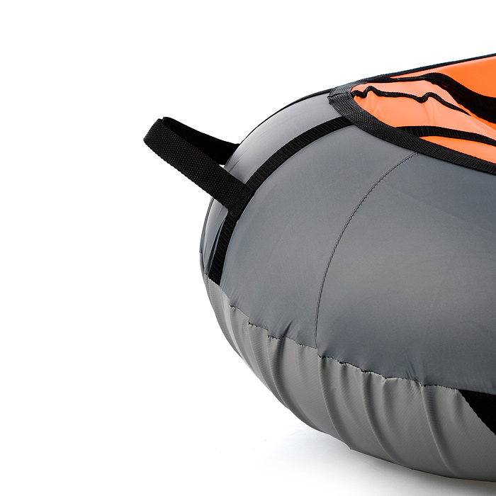 Фото к товару Санки-ватрушка, серия "Эконом", 70см. светло-серый-неоновый оранжевый Санки-ватрушка, серия "Эконом", 70см. светло-серый-неоновый оранжевый