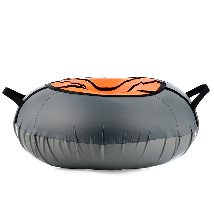 Фото к товару Санки-ватрушка, серия "Эконом", 70см. светло-серый-неоновый оранжевый Санки-ватрушка, серия "Эконом", 70см. светло-серый-неоновый оранжевый