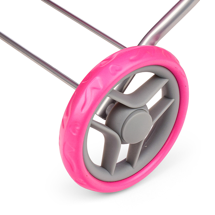 Фото к товару Коляска-люлька для кукол 9619 металлическая, цвет Единороги Коляска-люлька для кукол 9619 металлическая, цвет Единороги