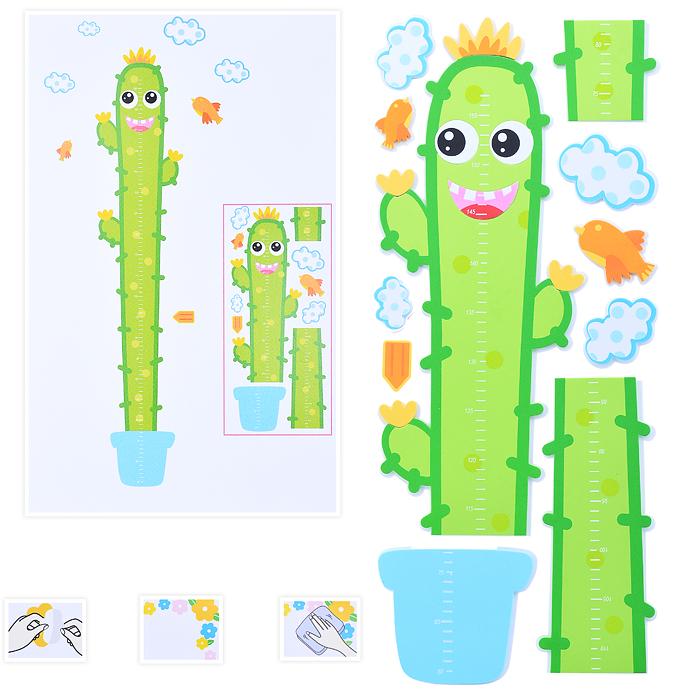 Наклейки для декора U035336Y (ростомер) в пакете Наклейки для декора U035336Y (ростомер) в пакете