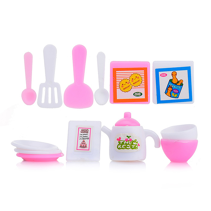 Кукла Леночка XH2023C (с чайным набором) в коробке