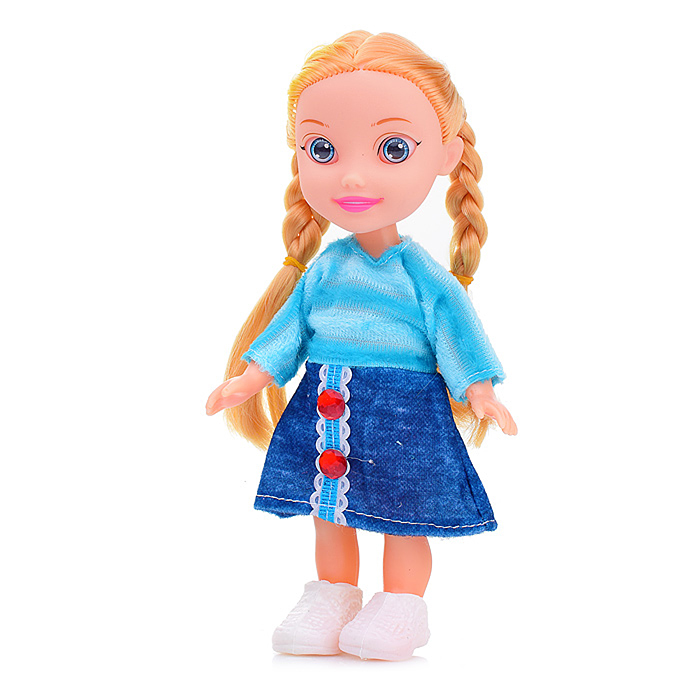 Кукла Леночка XH2023C (с чайным набором) в коробке