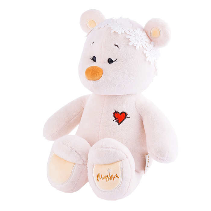 Медведь Masha с сердцем, 30см 