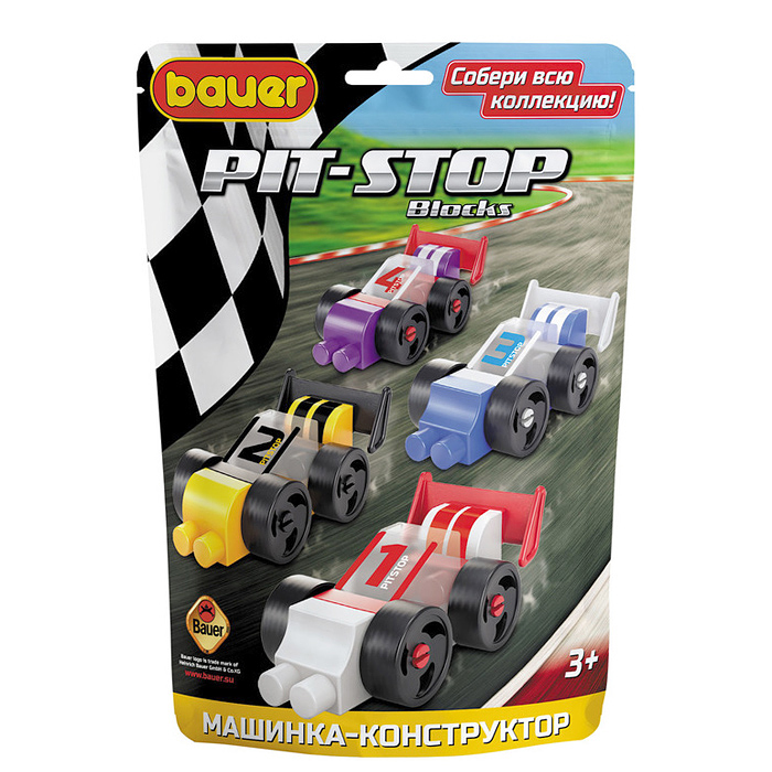 Конструктор 806 Гоночная машина "Pit Stop" 