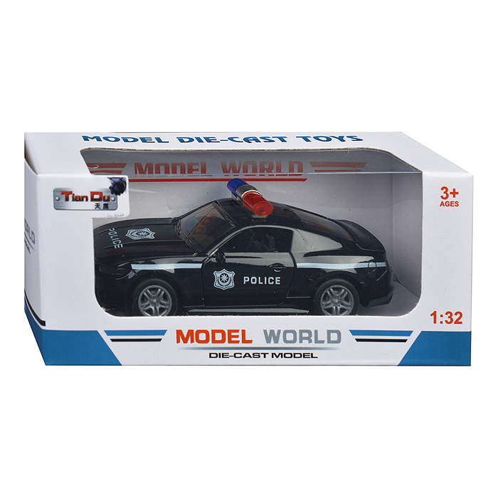 Фото к товару Машина F1116-3M "Полиция" купе, метал., в коробке Машина F1116-3M "Полиция" купе, метал., в коробке