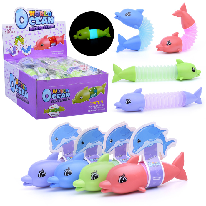 Игрушка-антистресс SS-5028 "Светящийся дельфин" в коробке Игрушка-антистресс SS-5028 "Светящийся дельфин" в коробке