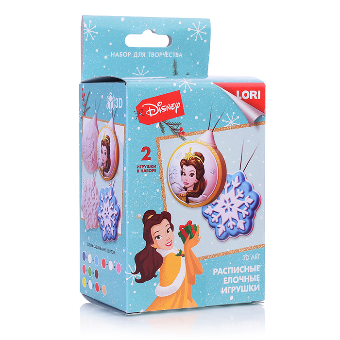 Расписные ёлочные игрушки Disney "Белль" Расписные ёлочные игрушки Disney "Белль"