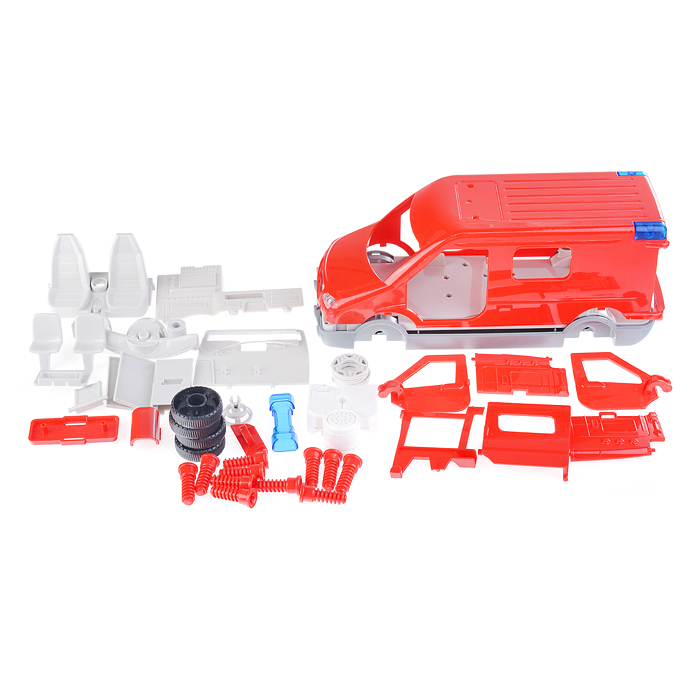 Машина - конструктор CXL200-56 с отверткой, в коробке