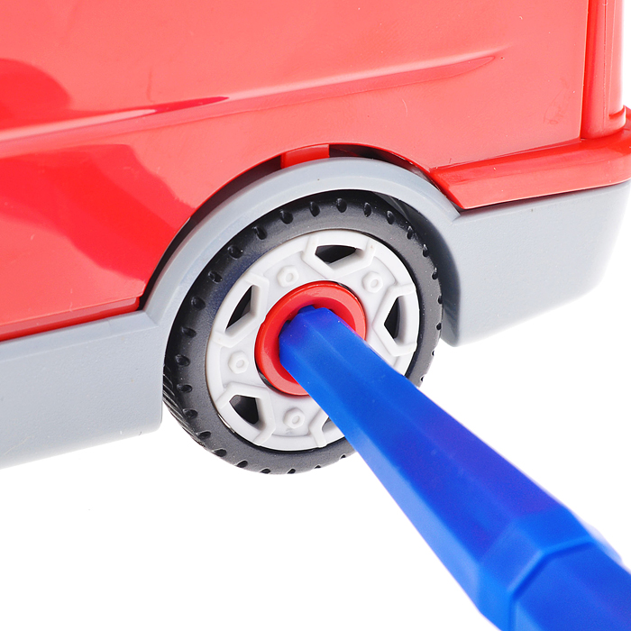 Машина - конструктор CXL200-56 с отверткой, в коробке