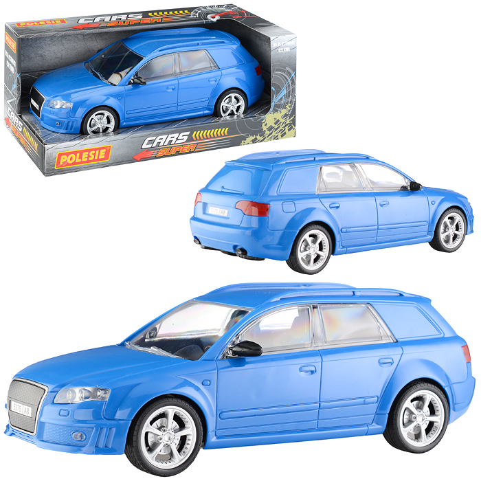 Автомобиль легковой "Легенда-V3" инерционный (синий) (в коробке)