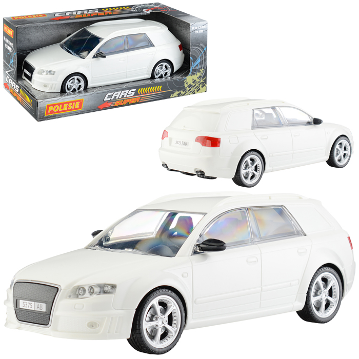 Автомобиль легковой "Легенда-V3" инерционный (белый) (в коробке)