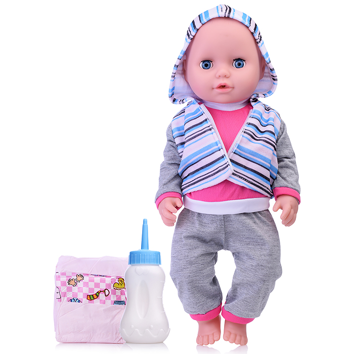 Пупс QH14-70 с аксессуарами, в сумке Пупс QH14-70 с аксессуарами, в сумке