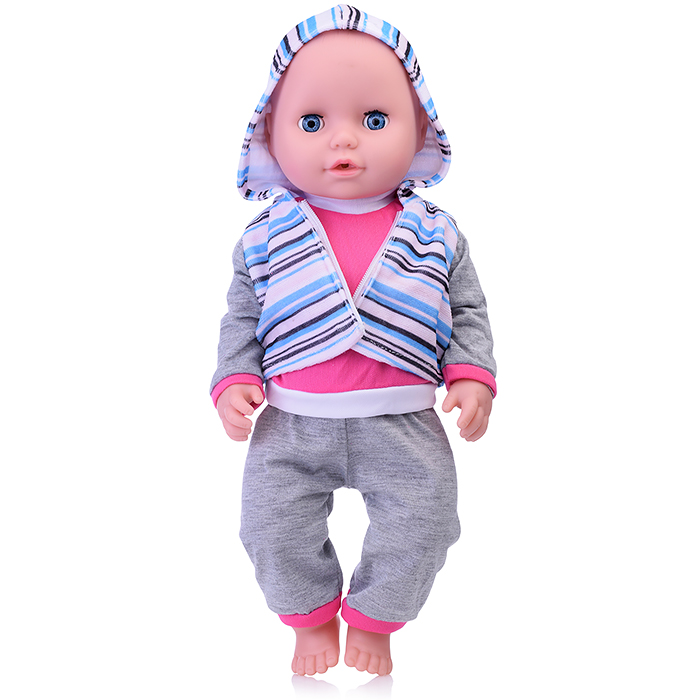 Фото к товару Пупс QH14-70 с аксессуарами, в сумке Пупс QH14-70 с аксессуарами, в сумке