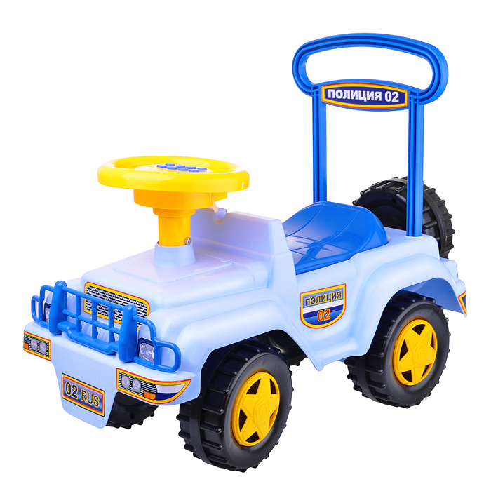 Автомобиль-каталка Полиция (музыкальный руль) Автомобиль-каталка Полиция (музыкальный руль)