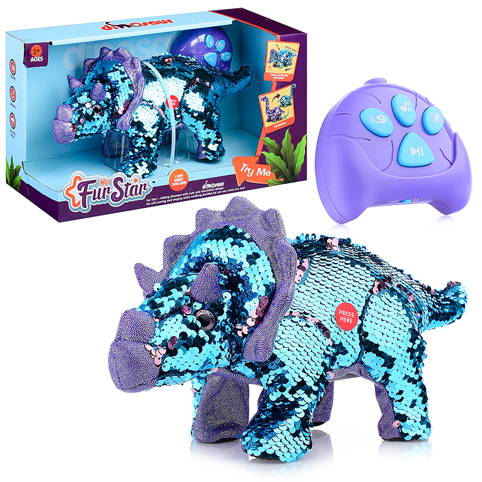 Динозавр мягкий T863 р/у, 27MHz в коробке Динозавр мягкий T863 р/у, 27MHz в коробке