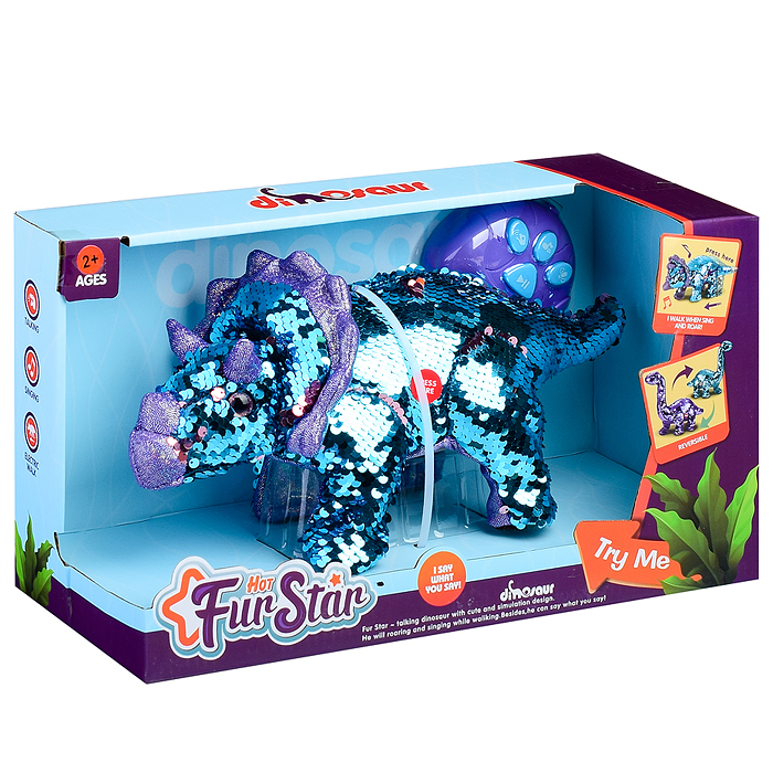 Фото к товару Динозавр мягкий T863 р/у, 27MHz в коробке Динозавр мягкий T863 р/у, 27MHz в коробке