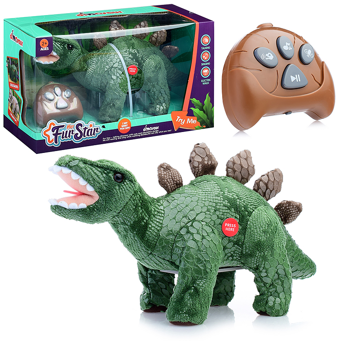 Динозавр мягкий T860 р/у, 27MHz в коробке Динозавр мягкий T860 р/у, 27MHz в коробке