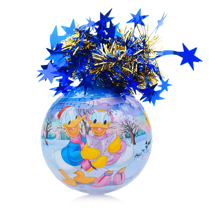 Фото к товару Шар "Микки Маус и компания поют" 85 мм. Шар "Микки Маус и компания поют" 85 мм.