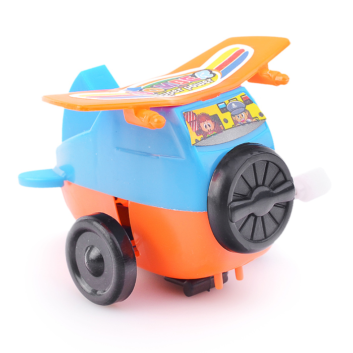 Заводная игрушка 98 "Самолет" в пакете Заводная игрушка 98 "Самолет" в пакете