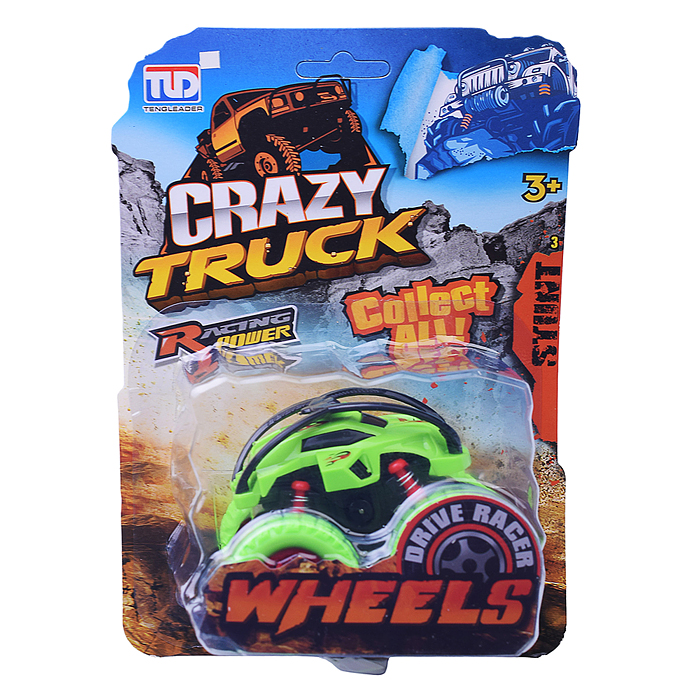 Фото к товару Машина-перевертыш 86663A "Crazy" инерционная, на листе Машина-перевертыш 86663A "Crazy" инерционная, на листе