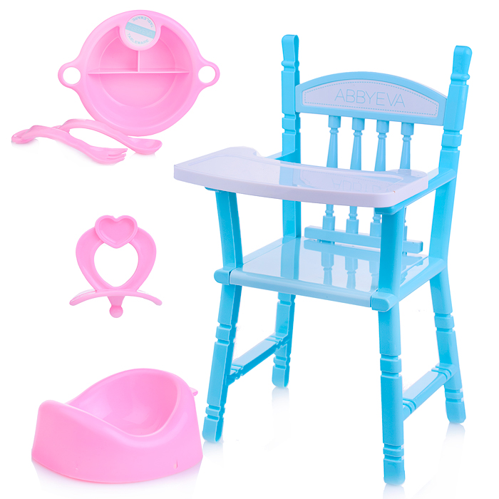 Набор аксессуаров для куклы YL668C-4 (набор посуды, горшок, столик для кормления)в пакете Набор аксессуаров для куклы YL668C-4 (набор посуды, горшок, столик для кормления)в пакете