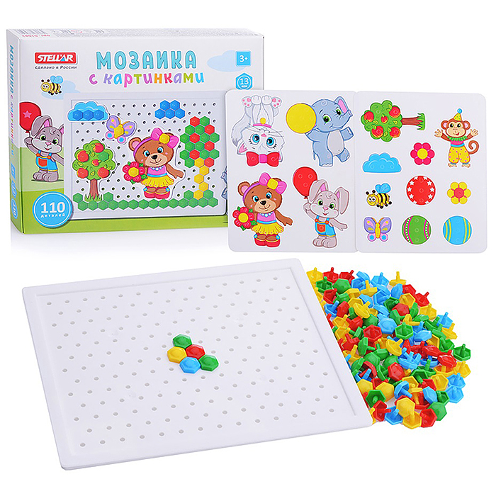 Мозаика с картинками (13мм/110шт.) Мозаика с картинками (13мм/110шт.)