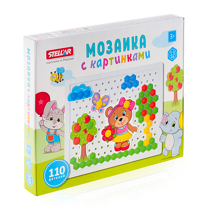 Фото к товару Мозаика с картинками (13мм/110шт.) Мозаика с картинками (13мм/110шт.)