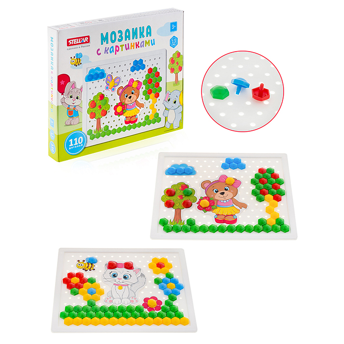 Фото к товару Мозаика с картинками (13мм/110шт.) Мозаика с картинками (13мм/110шт.)