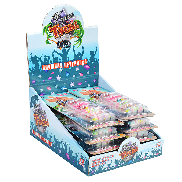 Фото к товару Набор создание украшений R22016 "Бусы для тусы. Пижамная вечеринка-2" в коробке Набор создание украшений R22016 "Бусы для тусы. Пижамная вечеринка-2" в коробке