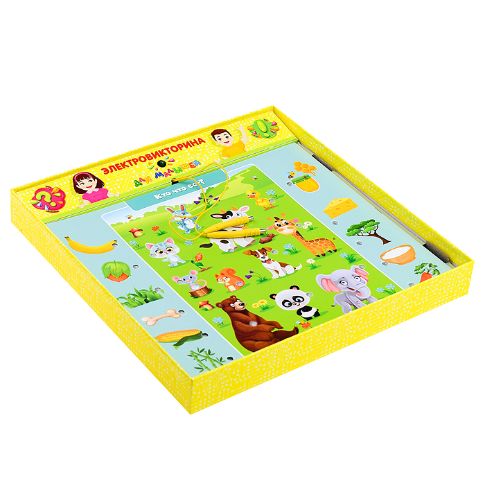 Фото к товару Игра Электровикторина для малышей "Развивай-ка " Игра Электровикторина для малышей "Развивай-ка "