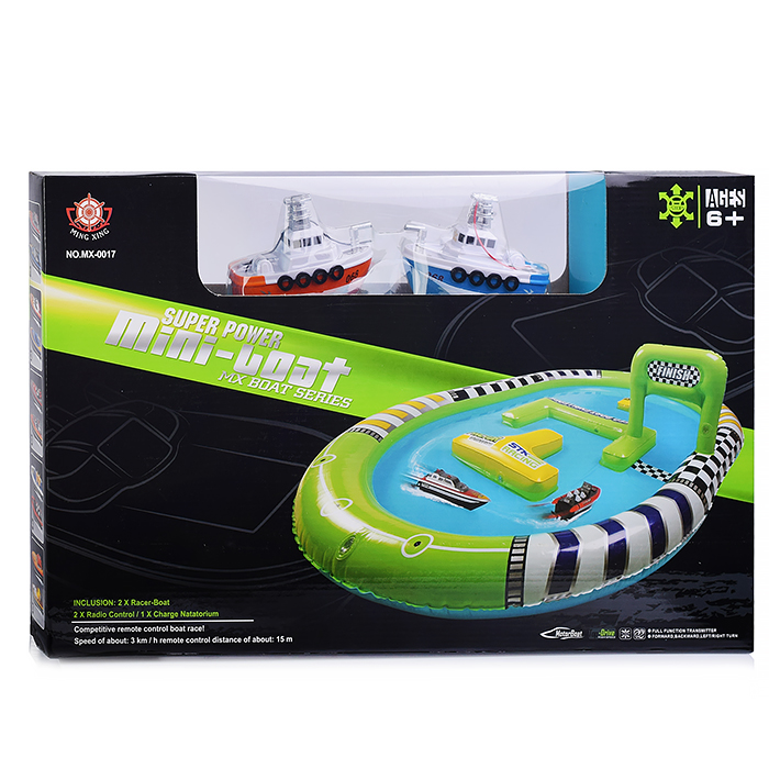 Фото к товару Лодка MX-0017-7 р/у, в коробке Лодка MX-0017-7 р/у, в коробке