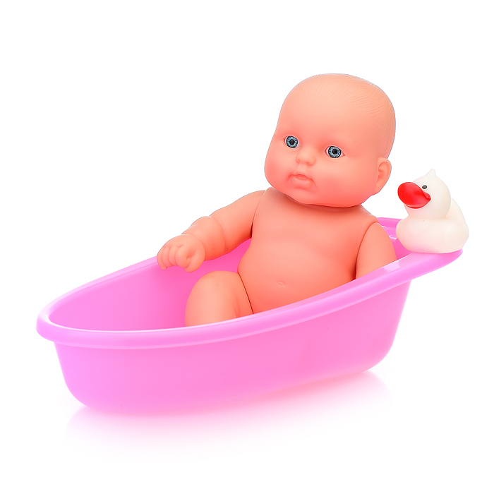 Фото к товару Кукла Карапуз. Девочка в ванной Кукла Карапуз. Девочка в ванной