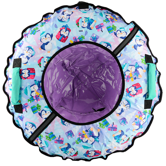 Фото к товару Игрушка. Тюбинг принтованный 70см (с пингвинами) Игрушка. Тюбинг принтованный 70см (с пингвинами)