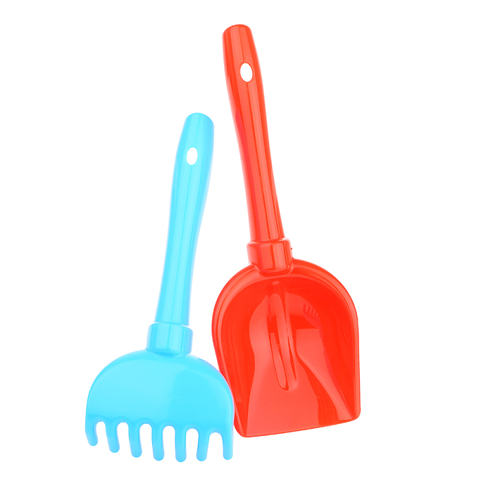 Набор для песка №72 (лопатка+грабли) Набор для песка №72 (лопатка+грабли)