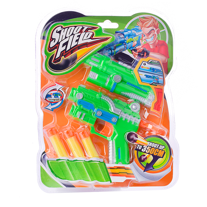 Пистолет 1201-1 с мягкими полимерными пулями, на листе Пистолет 1201-1 с мягкими полимерными пулями, на листе