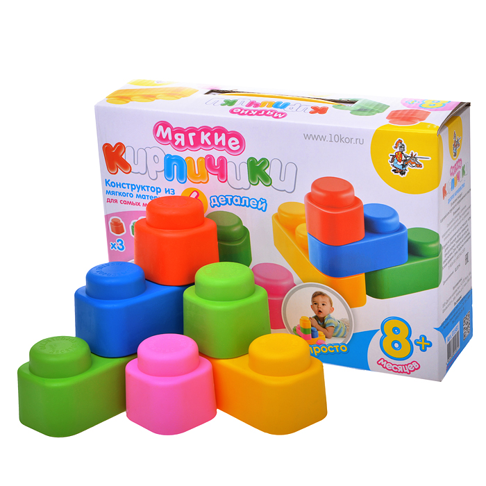 Мягкие кирпичики (6 дет.) Мягкие кирпичики (6 дет.)