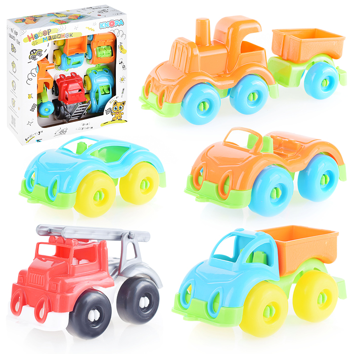 Набор машинок "Вжух в городе" 10 см 