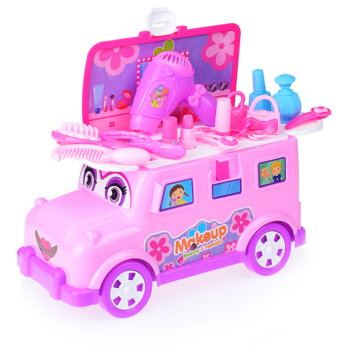 Фото к товару Игровой набор JF885-2 "Стилист" коробке Игровой набор JF885-2 "Стилист" коробке