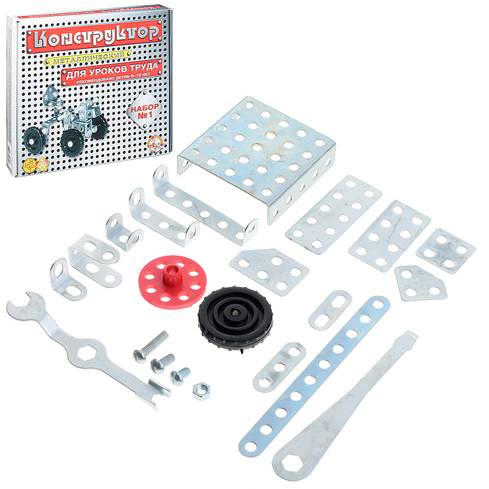 Фото к товару Конструктор №1 (для уроков труда) (206) Конструктор №1 (для уроков труда) (206)