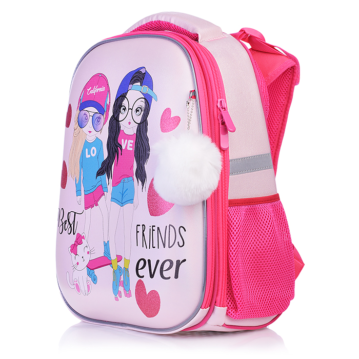 Фото к товару Рюкзак каркасный "Спортсменки" формованный из полимеров, материал: нейлон, полиэстер Рюкзак каркасный "Спортсменки" формованный из полимеров, материал: нейлон, полиэстер