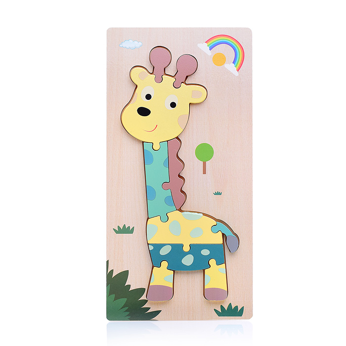 Пазл-вкладыш D1258 "Жираф" Пазл-вкладыш D1258 "Жираф"