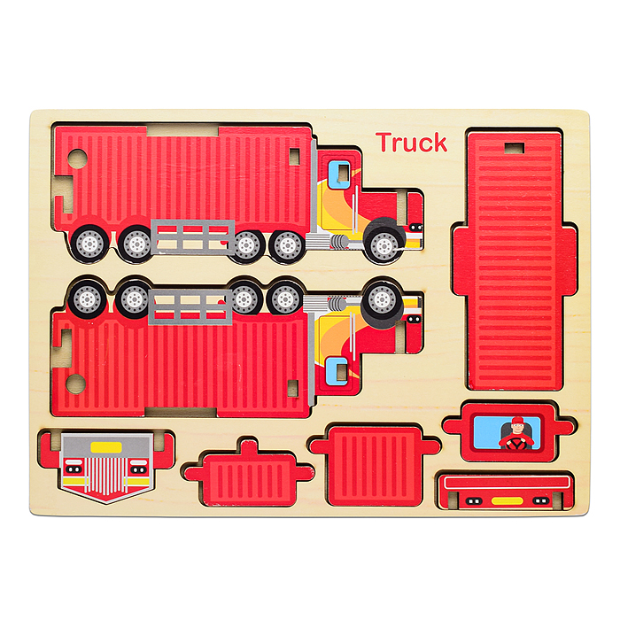 Фото к товару Пазл "Грузовик" Пазл "Грузовик"