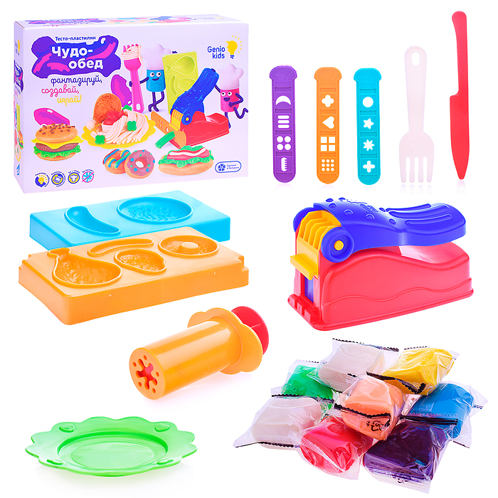 Набор для детской лепки "Чудо-обед" Набор для детской лепки "Чудо-обед"