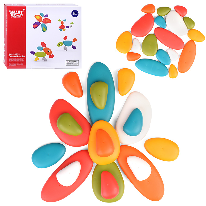 Конструктор S-Y044 "Камушки" (18 дет.) в коробке Конструктор S-Y044 "Камушки" (18 дет.) в коробке