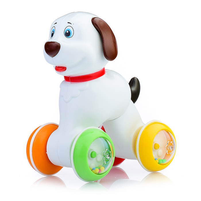 Фото к товару Игрушка-покатушка "Собачка" Игрушка-покатушка "Собачка"