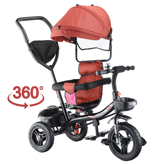 Фото к товару Велосипед 5188FB 3-х колесный, красный Велосипед 5188FB 3-х колесный, красный