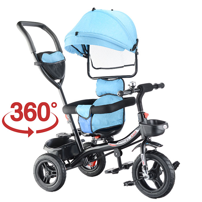 Фото к товару Велосипед 5188FB-1 3-х колесный, синий Велосипед 5188FB-1 3-х колесный, синий